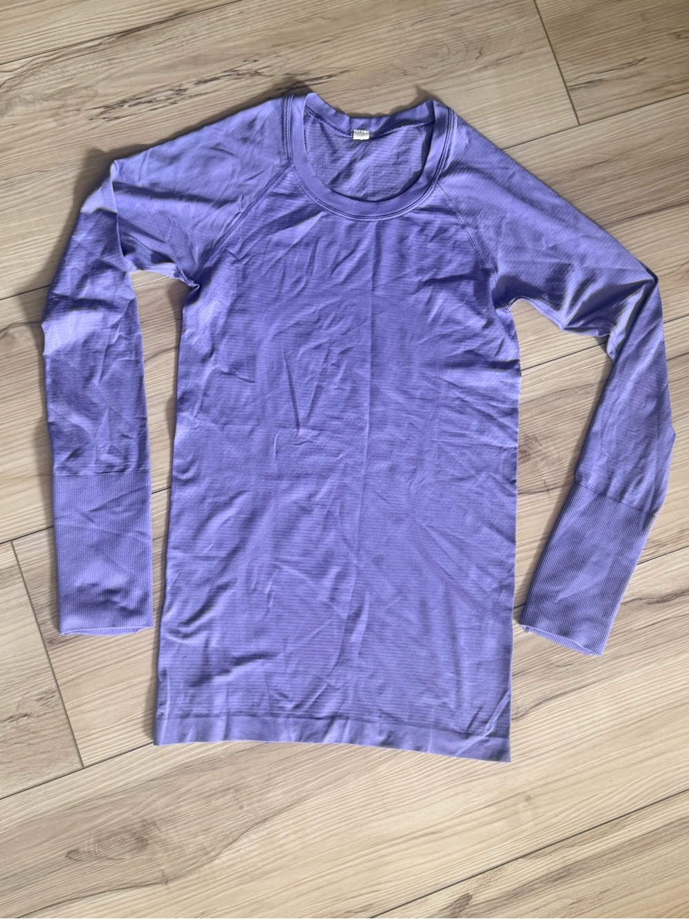 lululemon athletica Long Sleeve Crewneck Top in Lavender Purple
